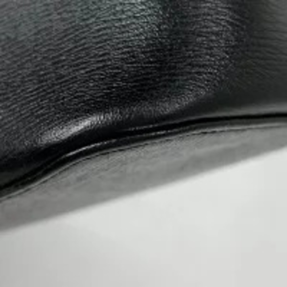 Gucci leather shoulder bag tote black